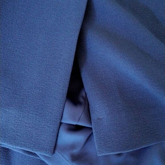 Tahari Arthur S. Levine Dark Royal Blue Dress - Picture 8 of 11